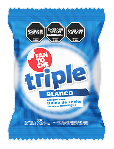 Alfajor fantoche blanco 