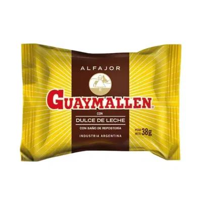 Alfajor Guaymallén simple negro 