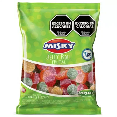 Gomitas Misky Jelly Roll Frutal