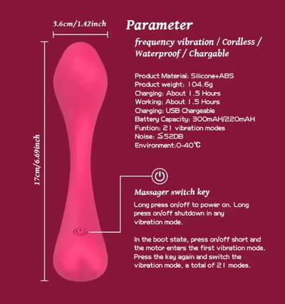 Vibrador Tasha Punto G Fucsia 