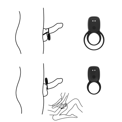 Anillo vibrador recargable HANK VIBRATOR