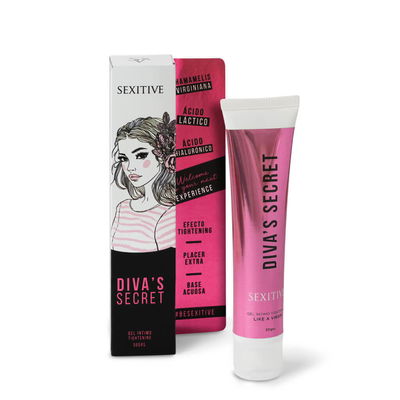 Gel DIVAS SECRET + estrecho +revitalizante con ácido hialurónico