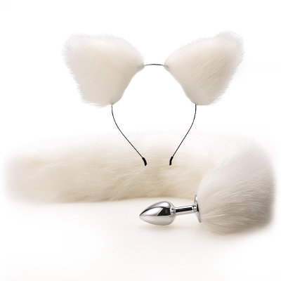 Set Plug Cola + Orejitas de Peluche 
