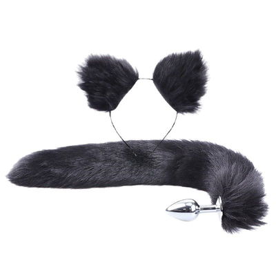 Set Plug Cola + Orejitas de Peluche 