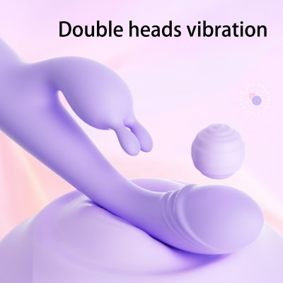 Vibrador Soft doble conejo recargable