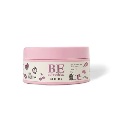 BE Crema Corporal Perfumada con glitter- 200g