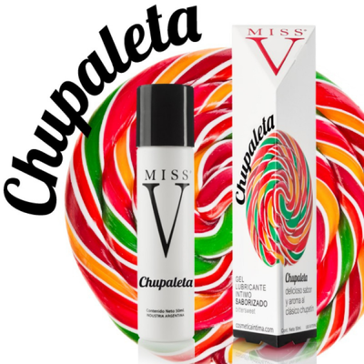 Lubricante Miss V comestible chupetin