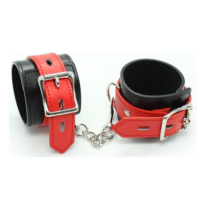 Esposas Fetiche negro y rojo PREMIUM
