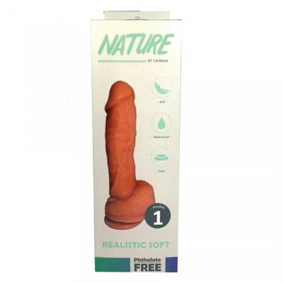 Dildo Realistico Nature 1 con Ventosa 16,5x4