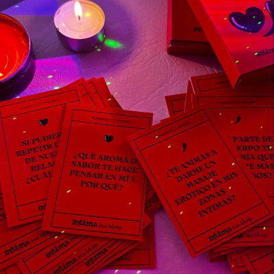 Juego de cartas "Romantico o Picante" - Versión impresa