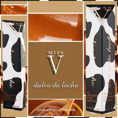 Lubricante Miss V comestible dulce de leche