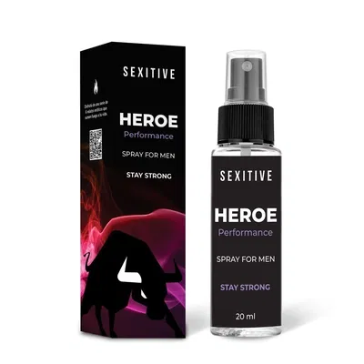 HEROE - Spray masculino más rendimiento - 20ml