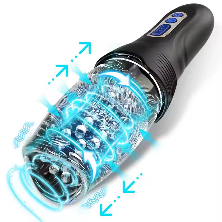 Masturbador Warrior 360 con vibración 