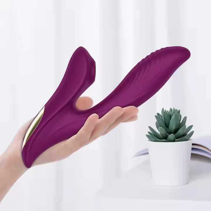 Vibrador doble con succión Cata
