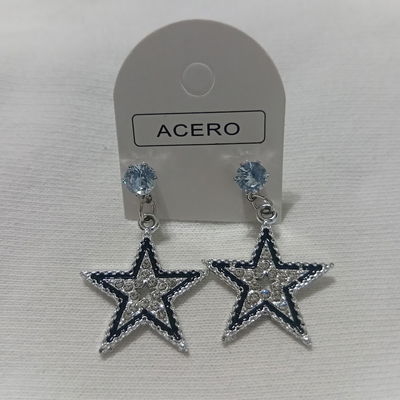 Aros Estrella con Strass