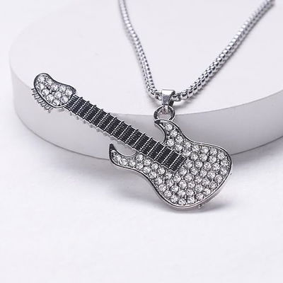Collar Guitarra con Strass
