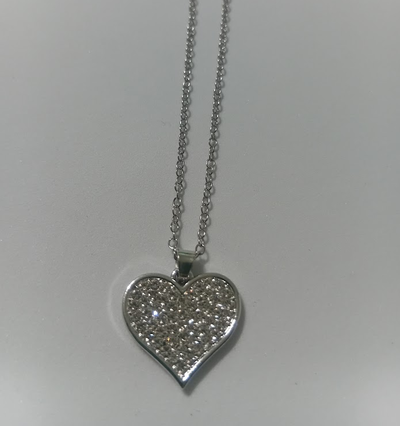 Collar Corazon Con Strass