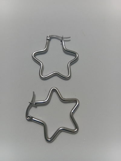 Argollas Estrella Acero Quirurgico