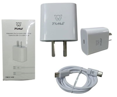 Cargador 20w c/ cable tipo c a tipo c