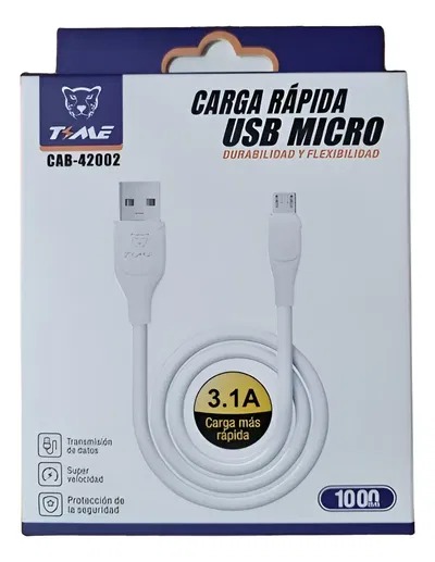 CAB-42004 Cable usb V8 Time 3.1A