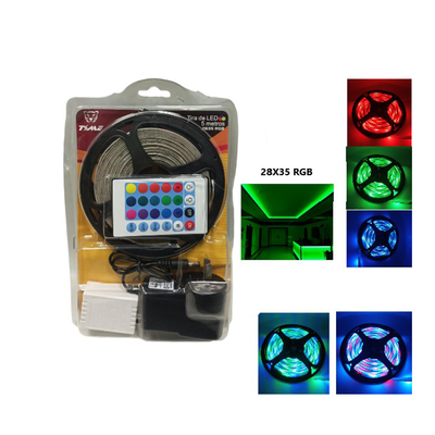 Tira led 28x35 RGB 5M LED TIME