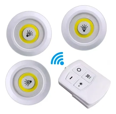 Set X3 Luces Led Inalámbrica C/control