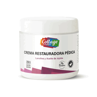 Collage Crema RESTAURADORA PÉDICA con Lanolina y Aceite de Jojoba x250gr