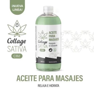 Collage Aceite RELAX con CB2 Activador Endocannabinoide 250ml