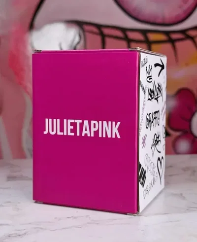 Juli Pink Lampara Flor Pre curado