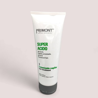 Primont Tratamiento Capilar Pomo Super Acido Para Cabellos Procesados 220ml