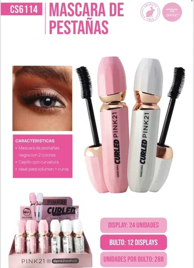 Pink 21 Mascara De Pestañas Curled CS6114