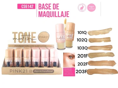 Pink 21 Base Liquida Tone Match CS6142