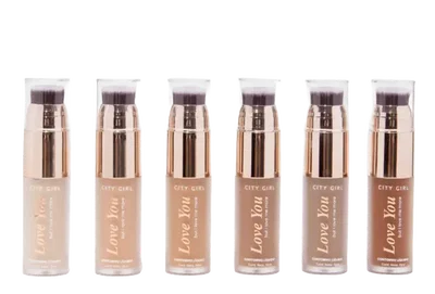 City Girl Corrector/Contorno Liquido con brocha RL-12205