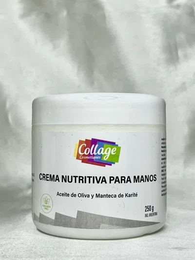 Collage Crema Nutritiva para manos x500cc