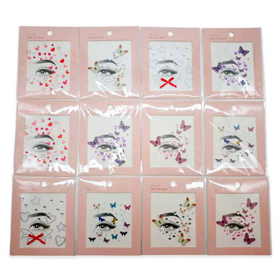 City Girl Gemas auto adhesivas para rostro varias 1895LT-1