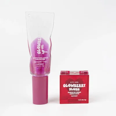 City Girl Kit de Aceite para Labios + Rubor en crema RL-12342
