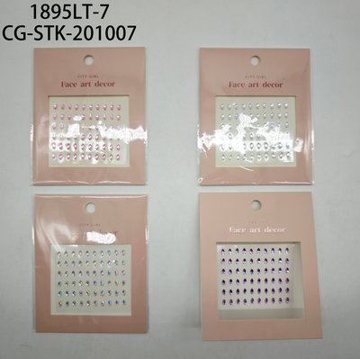 City Girl Gema auto adhesiva para rostro 1895LT-7 