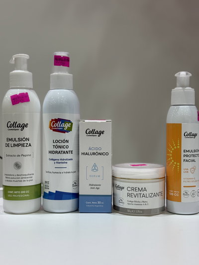 Rutina De Día Collage Para Pieles Secas