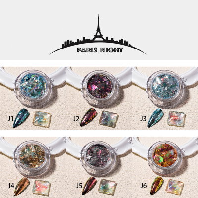 Paris Night Glitter Efecto Hielo Aurora