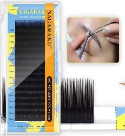 Nagaraku Extensiones De Cejas 0.7D  Mix (9-11mm)
