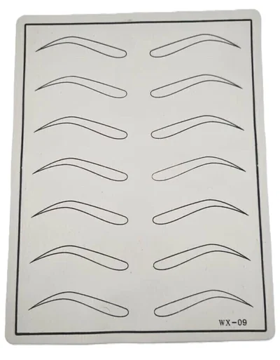 Piel De Practica Cejas Fondo Blanco