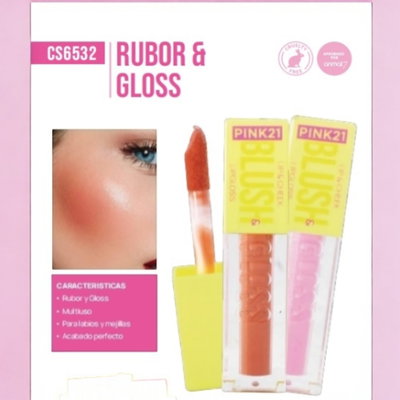 Pink 21 Rubor y Gloss CS6532