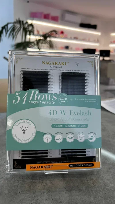NAGARAKU PESTAÑAS 4D 0,07D BIG CASE 54 FILAS