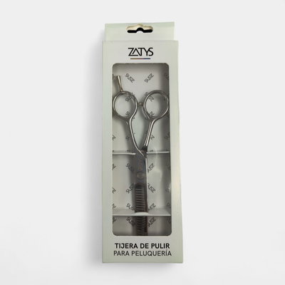 Lh-11215-2 Zatys Tijera De Pulir Plateada 6 Pulgadas