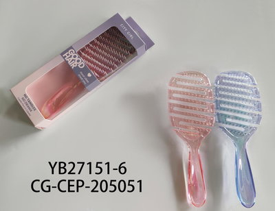 YB27151-6 City Girl Cepillo De Pelo Redondo Traslucido