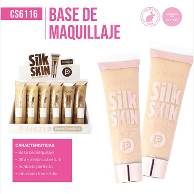 Pink 21 Base Liquida Silk Skin Cs6116