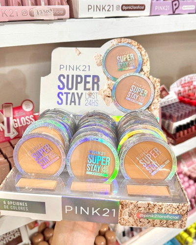 PINK 21 POLVO COMPACTO SUPER STAYcs5099