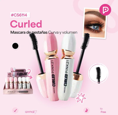 Pink 21 Mascara De Pestañas Curled Cs6114