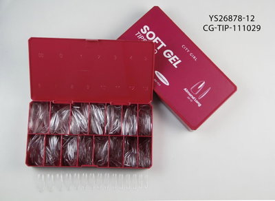 YS26878-12 City GIrl TIPS PRO Almond Long 510 pcs del 00 al 13