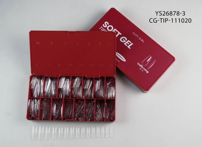 YS26878-3 CITY GIRL TIPS SOFT GEL PRO COFFIN LONG 510 PCS DEL 00 AL 13